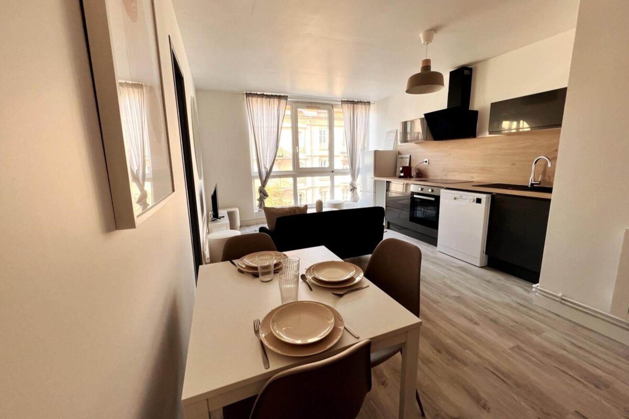 Nancy Centre Gare Appartement Renove 3 Chambres Exterior foto